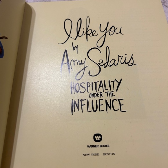 EUC hardback book. Amy Sedaris I like you: Hospitality Under the Influence. - Picture 2 of 13